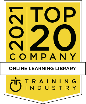 2021 top 20 online learning library, Training Industry