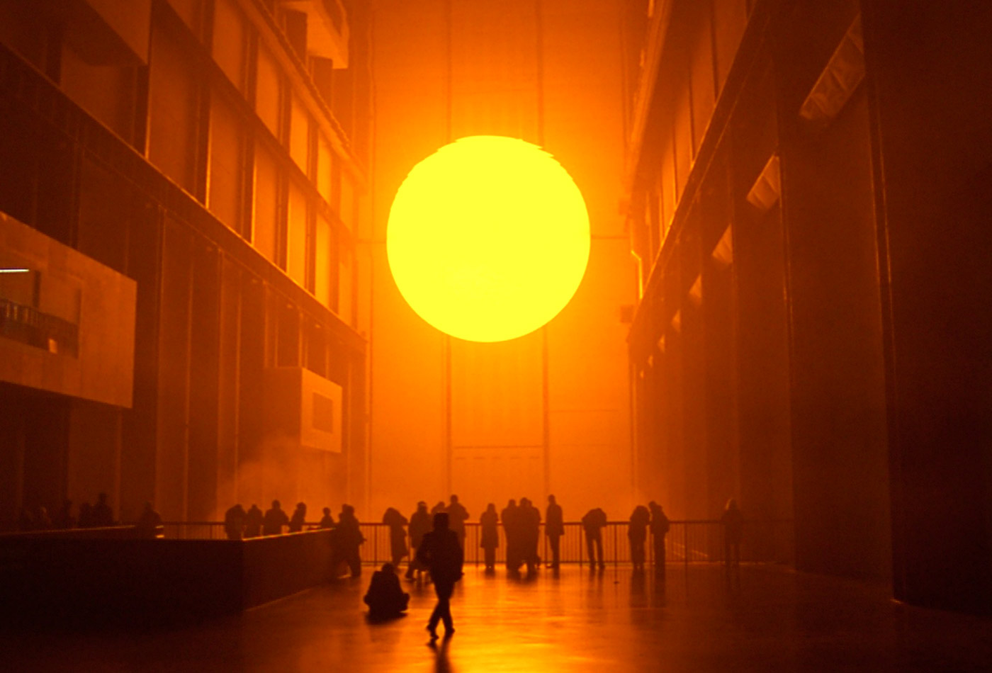 A sun simulacrum by Olafur Eliasson.