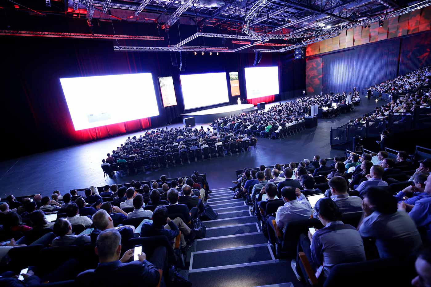 The keynote stage at Strata Data Conference