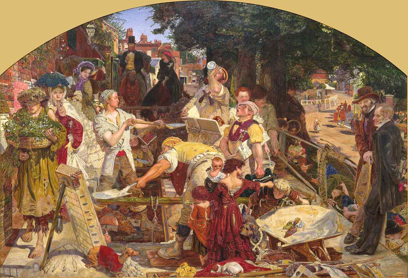 "Work," by Ford Maddox Brown, 1863
