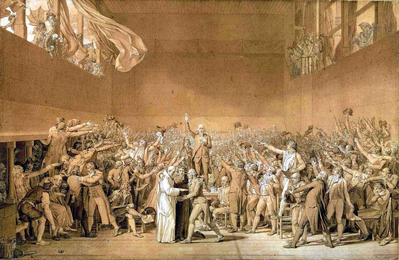 Le Serment du Jeu de paume, 1791.