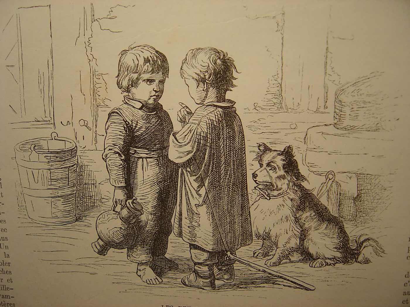 Les Petits Secrets, l'illustration Européenne 1872 no.34 page 272.