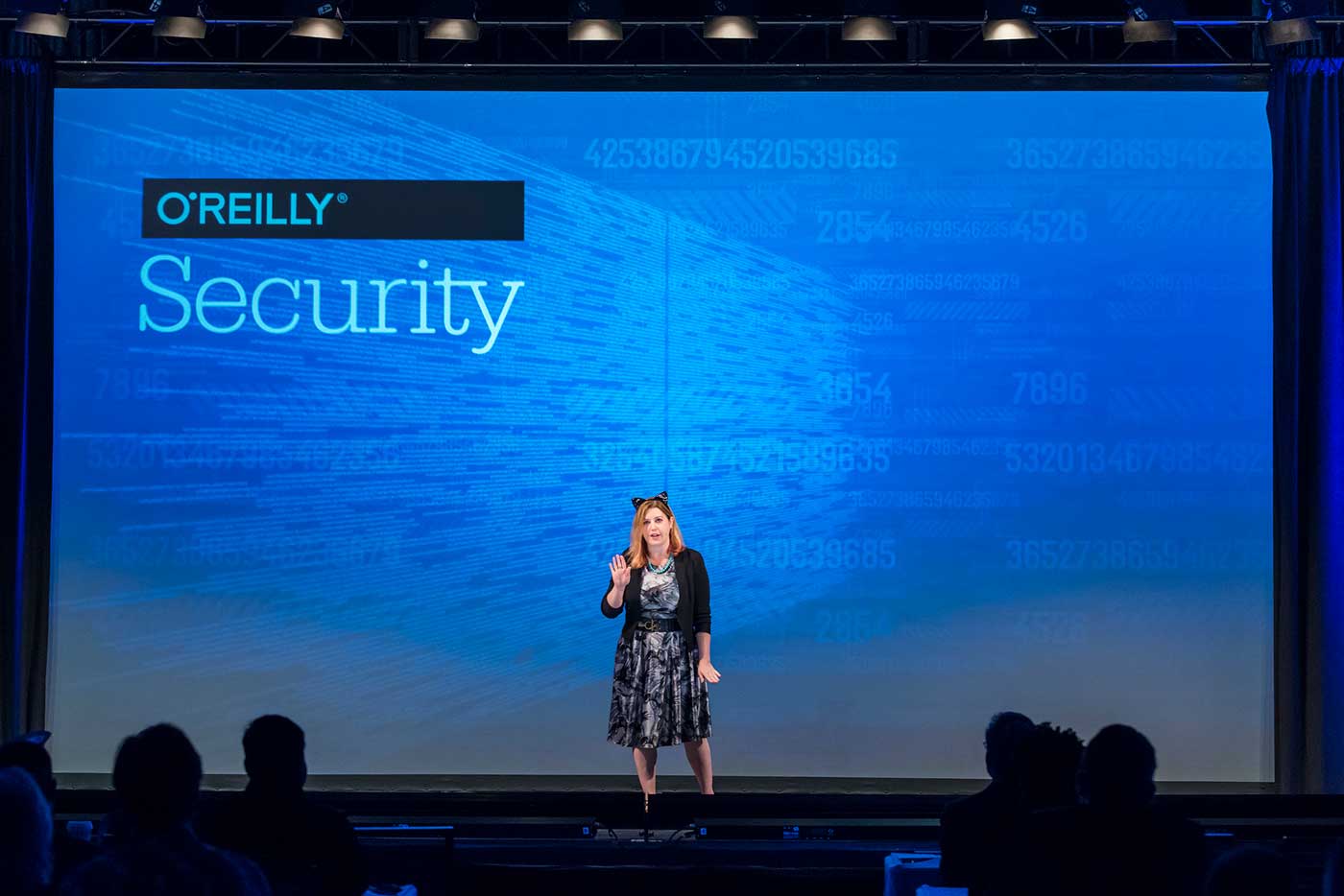 Allison Miller at the O'Reilly Security Conference in New York 2017