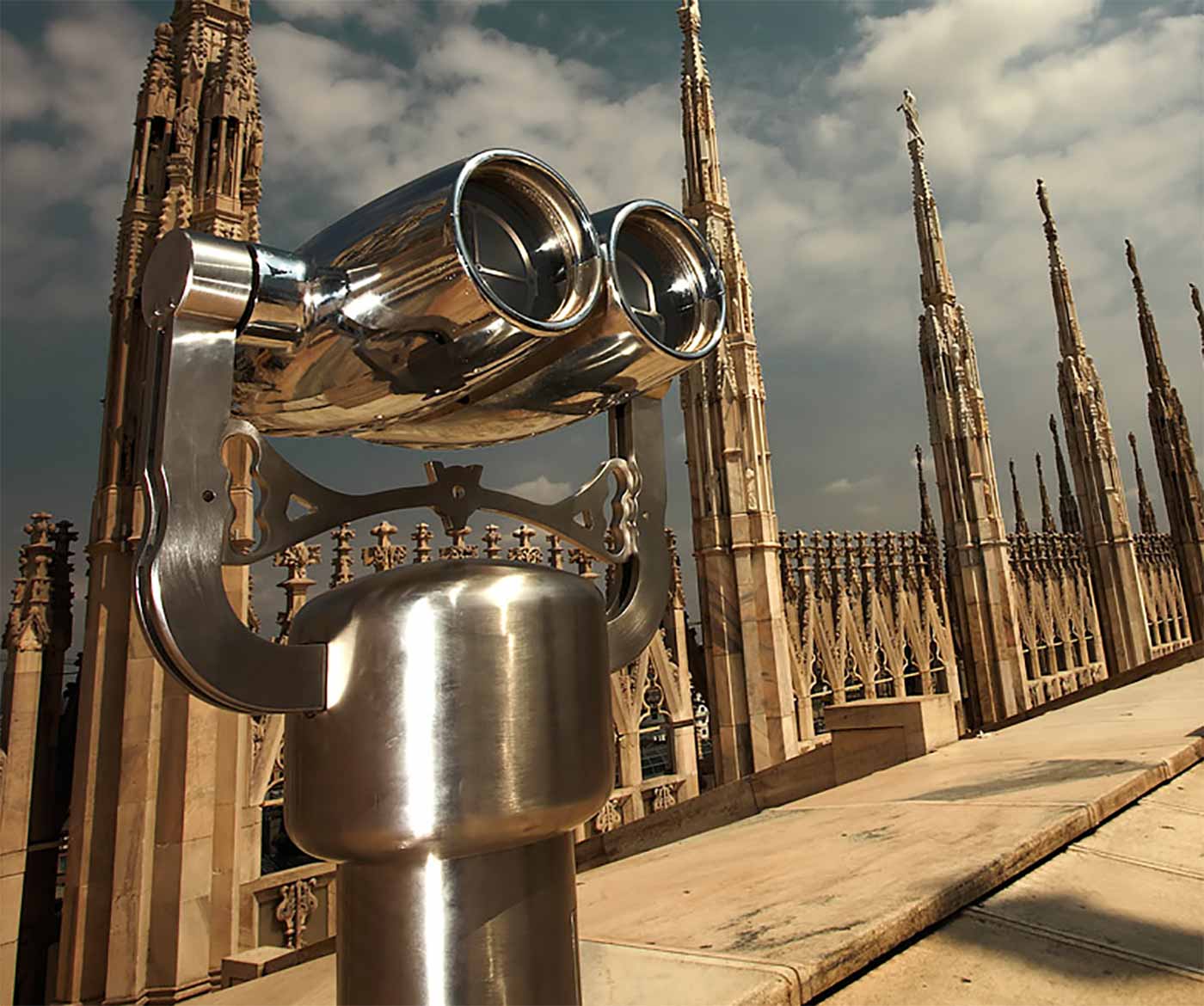 Binoculars at Duomo roof