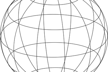 Sphere with lines